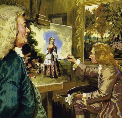 De Dans van Watteau door English School