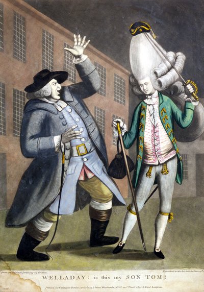 Ach! Is dit mijn zoon Tom, naar een originele tekening van Grimm, gedrukt voor Carington Bowles, Londen, uitgegeven 1773 door English School