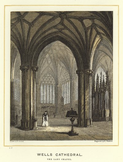 Kathedraal van Wells, de Mariakapel door English School