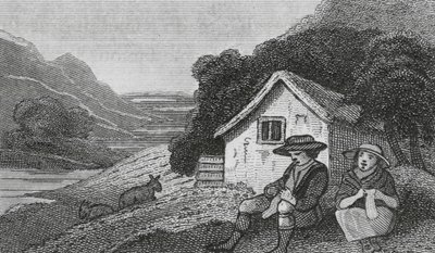 Welshe Boeren (gravure) door English School