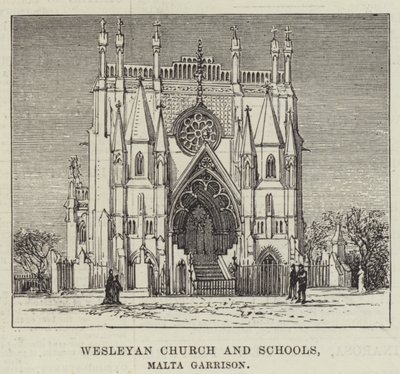 Wesleyan Kerk en Scholen, Malta Garrison door English School
