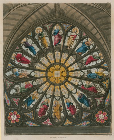Westminster Abbey, Noordraam door English School
