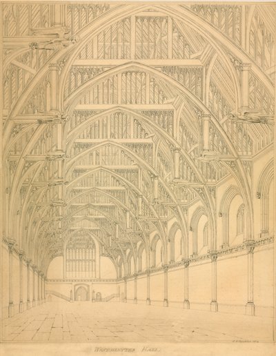 Westminster Hall, 1814 door English School