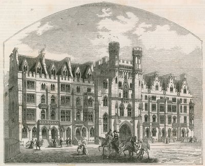 Verbeteringen in Westminster - Nieuwe huizen in de Broad Sanctuary door English School
