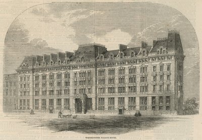 Westminster Palace Hotel door English School