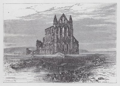 Whitby Abbey door English School