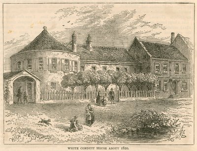 White Conduit House, Pentonville, Londen, circa 1820 door English School