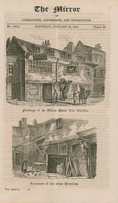 White Horse Inn door English School