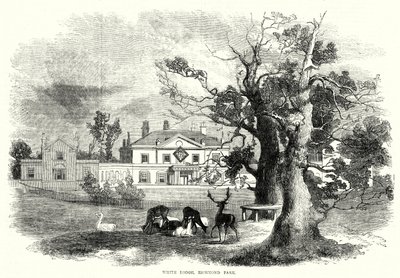 White Lodge, Richmond Park (gravure) door English School