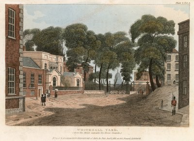 Whitehall Court of Yard, Vanbrugh House, gesloopt in 1898 door English School