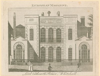 Whitehall Court of Yard, Vanbrugh House, gesloopt in 1898 door English School