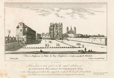 Whitehall in de 17e eeuw door English School