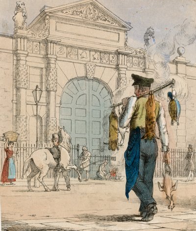Wilde eend, konijn en gevogelte door English School