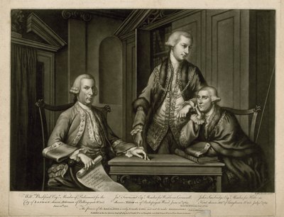 William Beckford, James Townsend en John Sawbridge door English School