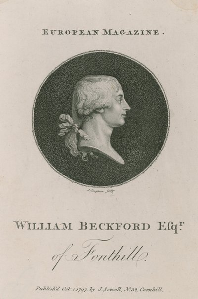 William Beckford van Fonthill, burgemeester van Londen 1756 door English School