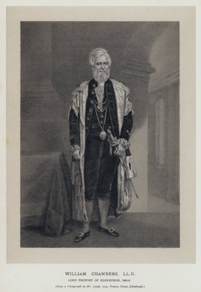 William Chambers, LLD, Lord Provost van Edinburgh door English School