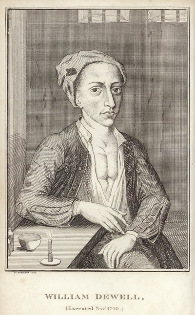 William Dewell, geëxecuteerd november 1740 door English School