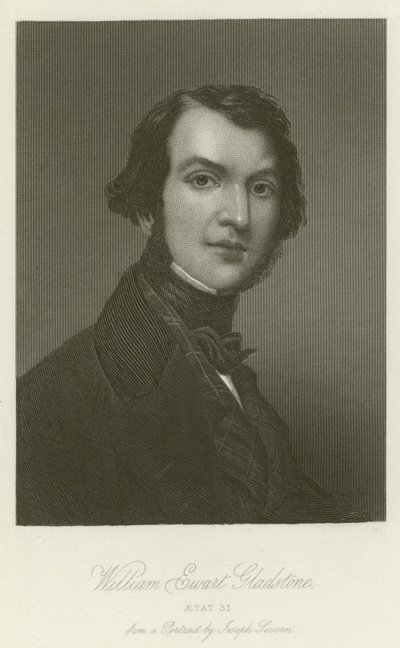 William Ewart Gladstone, Aetat 31 door English School
