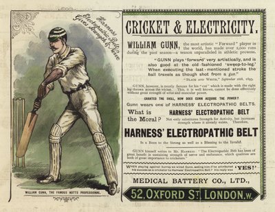 William Gunn, de beroemde Notts professional door English School