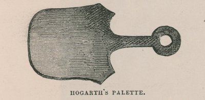 William Hogarths palet door English School