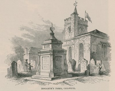 William Hogarths graf, Chiswick door English School