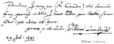 William Lambarde door English School
