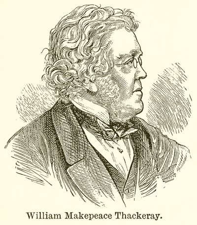 William Makepeace Thackeray door English School