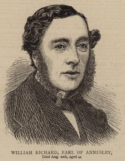 William Richard, Graaf van Annesley door English School