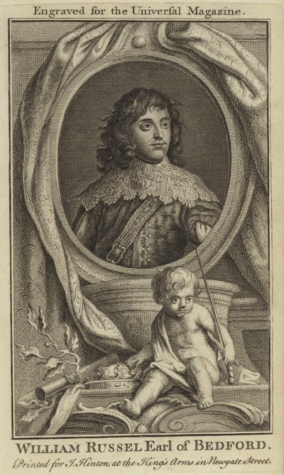 William Russel, Graaf van Bedford door English School