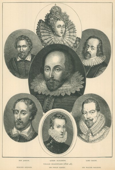 William Shakespeare en zijn tijdgenoten door English School
