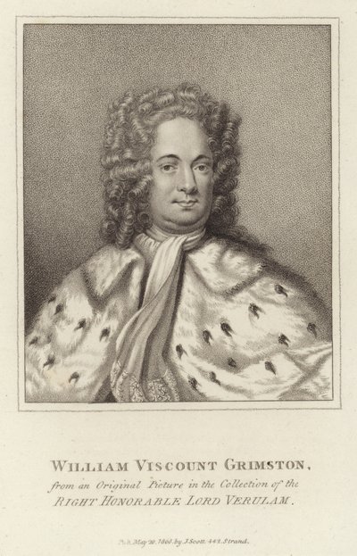 William Burggraaf Grimston door English School