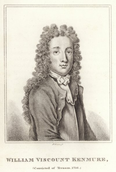 William Burggraaf Kenmure, Veroordeeld voor Verraad, 1716 door English School