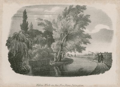 Willow Walk aan de New River, Islington, Londen door English School