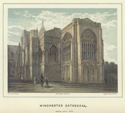 Winchester Kathedraal, zuidoost aanzicht door English School