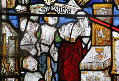 De zeven sacramenten: de eucharistie door English School