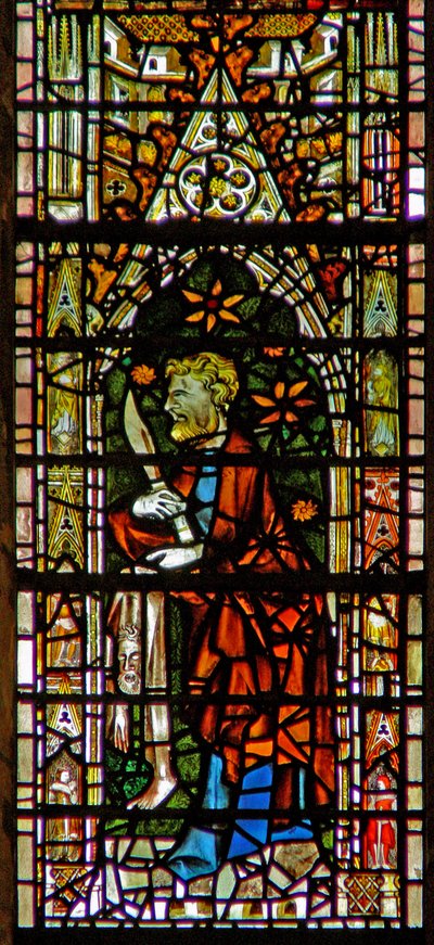 Raam c6 met St. Bartholomeus door English School