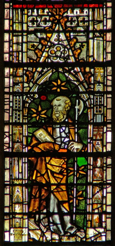 Raam c6 met St. Matthias door English School