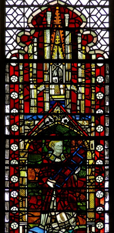 Raam w32 met St. Laurentius door English School