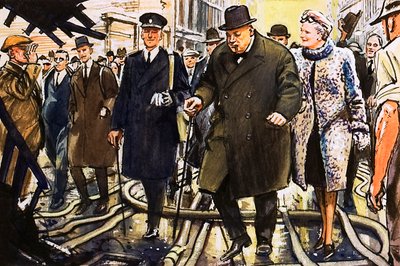 Winston Churchill door English School