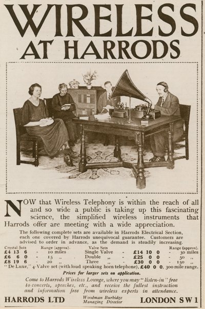 Draadloos bij Harrods door English School