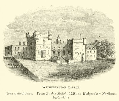 Witherington Kasteel door English School