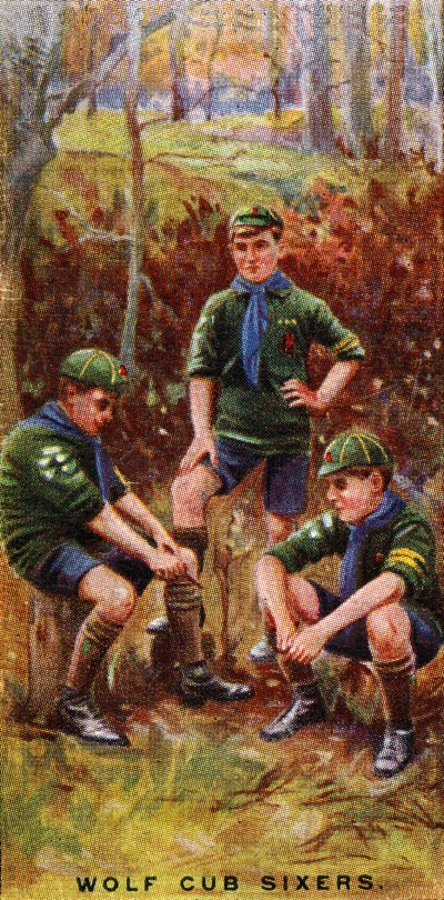 Wolf Cub Sixers, 1929 door English School
