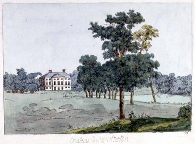 Wolterton Hall, Norfolk, huis van de Walpoles, illustratie uit William Watts