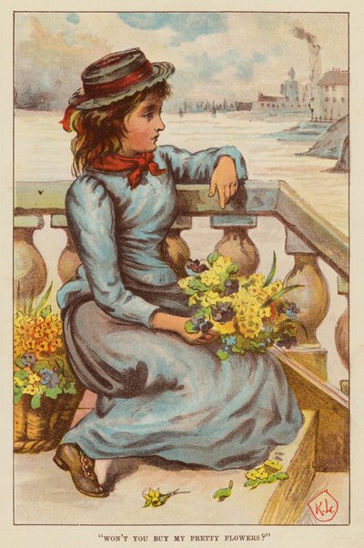 "Wilt u mijn mooie bloemen kopen?" door English School