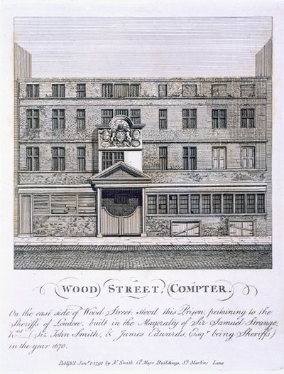 Wood Street, Compter, uitgegeven 1793 door English School