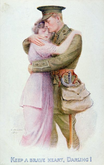 Eerste Wereldoorlog ansichtkaart, ca. 1914-18 door English School