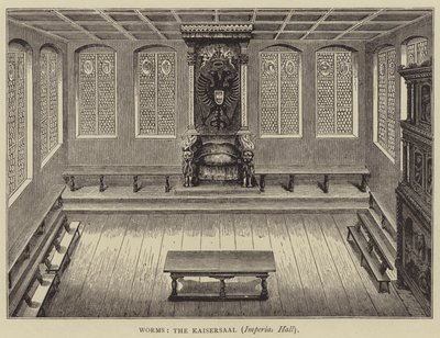 Worms, De Kaisersaal, Keizerlijke Hal door English School