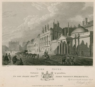 York House, Whitehall door English School