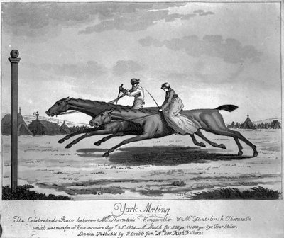 York Meeting, De Beroemde Race tussen Mr. Thornton