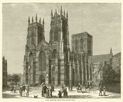 York Minster vanuit het zuidwesten door English School